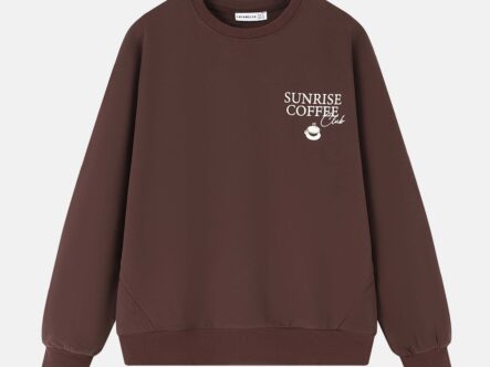 سويتشيرت نسائي بطباعة "Sunrise Coffee"