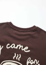 ⁦سويتشيرت نسائي بطباعة "Sunrise Coffee"⁩ - الصورة ⁦5⁩