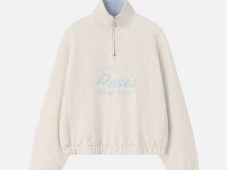 بلوزة نسائي بطباعة "1985 Paris"