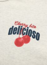 ⁦سويتشيرت نسائي بطباعة "Delicioso"⁩ - الصورة ⁦3⁩