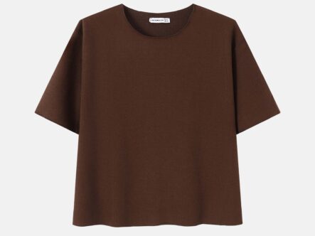 تيشيرت نسائي بنسيج مخطط