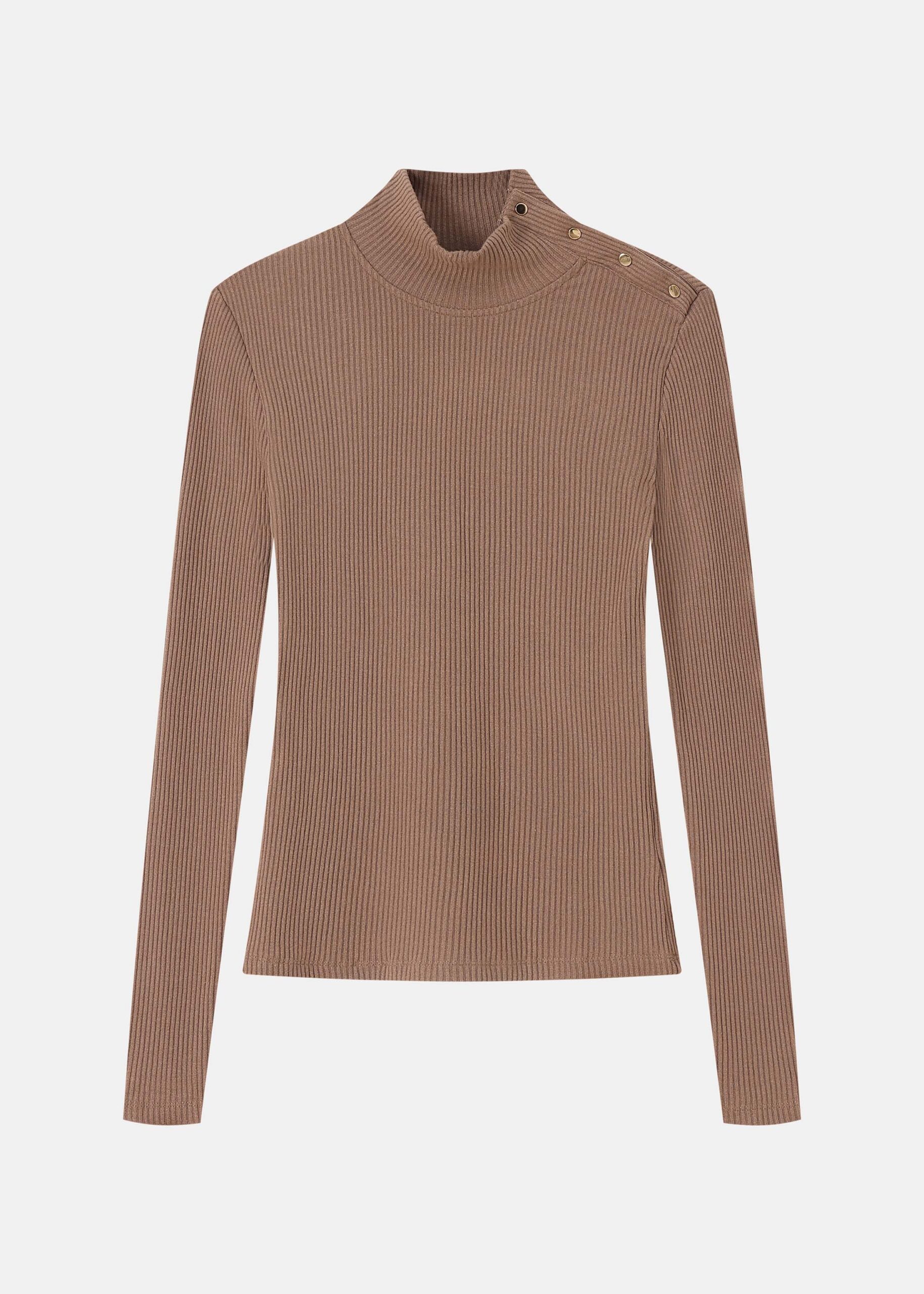 6225216007616-a Women Striped Fabric Blouse - Image 1