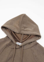 Women Plain Scuba Fabric Hoodie - Image 2