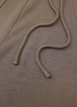 Women Plain Scuba Fabric Hoodie - Image 3