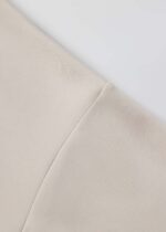 Women Plain Long Scuba Fabric Blouse - Image 3