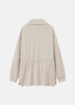 Women Plain Long Scuba Fabric Blouse - Image 8