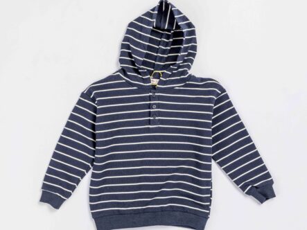 Kids Boy Striped Hoodie