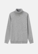 Kids Boy Turtleneck Plain Blouse