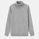 Kids Boy Turtleneck Plain Blouse