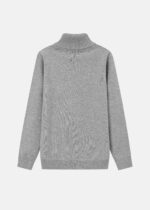 Kids Boy Turtleneck Plain Blouse - Image 6