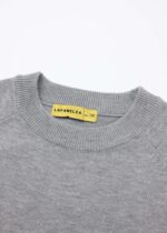 Kids Boy Round-Neck Plain Blouse - Image 2