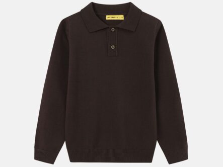 Kids Boy Knitted Fabric Polo Shirt