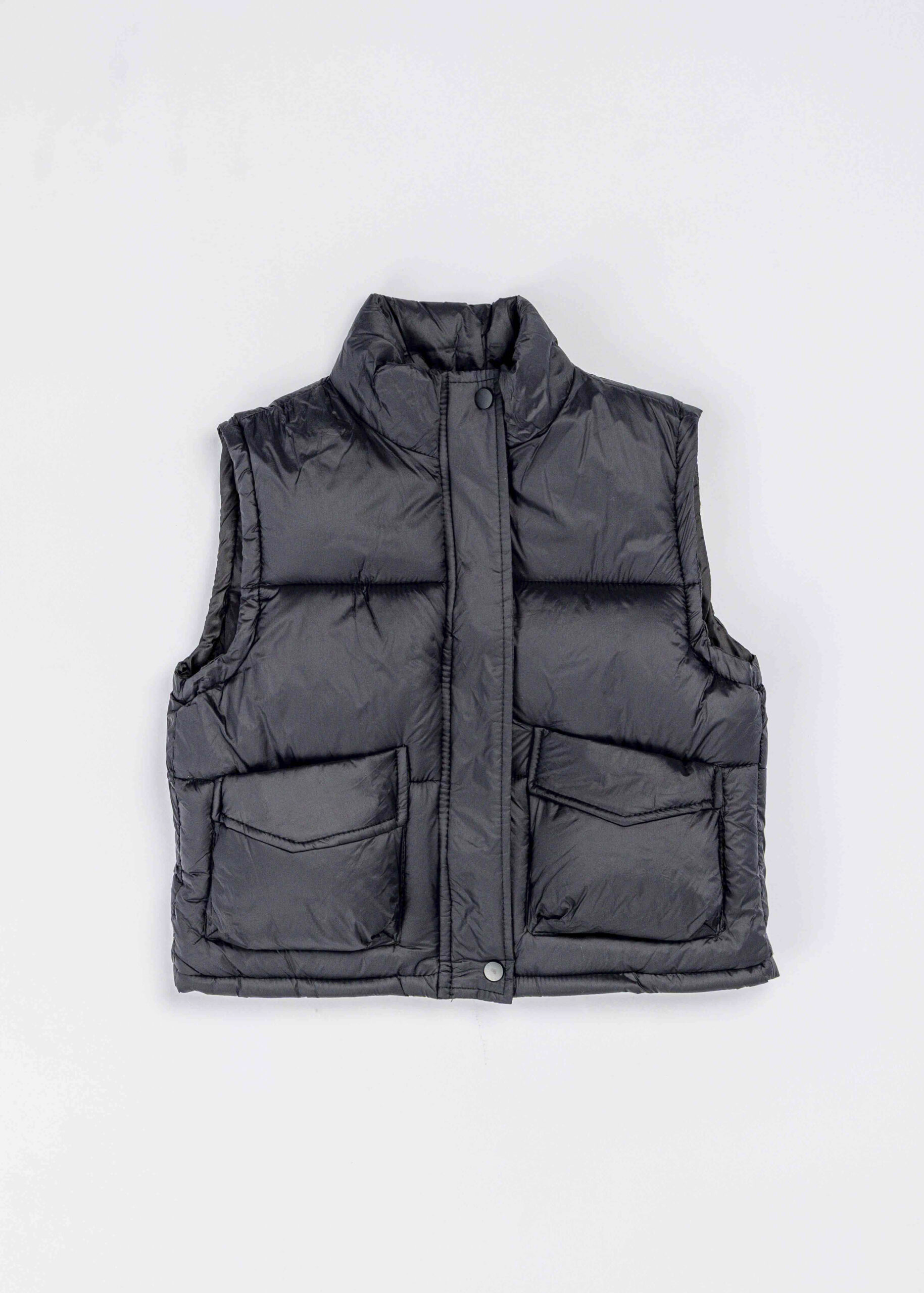 6225403039201-a Kids Girl Plain Vest - Image 1