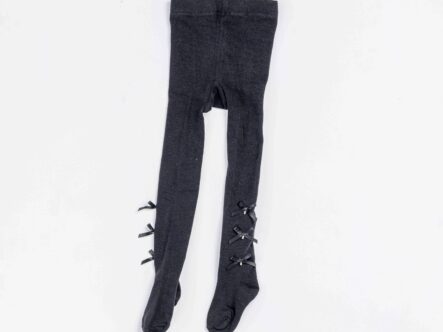 Kids Girl Bows Decor Pantyhose