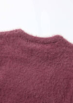 Kids Girl Hairy-Knitted Short Dress - Image 6