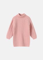 Kids Girl Braided Patterned Short Dress