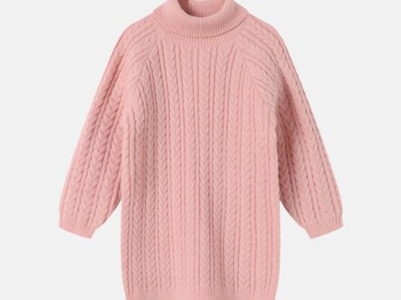 Kids Girl Braided Patterned Short Dress