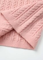 ⁦Kids Girl Braided Patterned Short Dress⁩ - الصورة ⁦4⁩