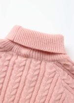 ⁦Kids Girl Braided Patterned Short Dress⁩ - الصورة ⁦6⁩