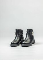 ⁦Kids Girl Leather Boots⁩ - الصورة ⁦2⁩