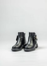 ⁦Kids Girl Leather Boots⁩ - الصورة ⁦2⁩