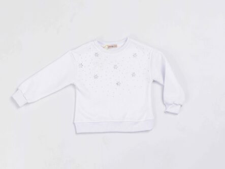 Kids Girl Strass Decor Blouse