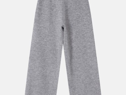 Baby Girl Knitted Fabric Plain Trouser