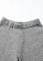 ⁦Baby Girl Knitted Fabric Plain Trouser⁩ - الصورة ⁦2⁩