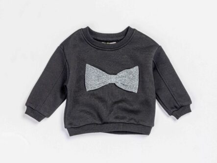 بلوزة أطفال بيبي بناتي مزينة بفيونكة