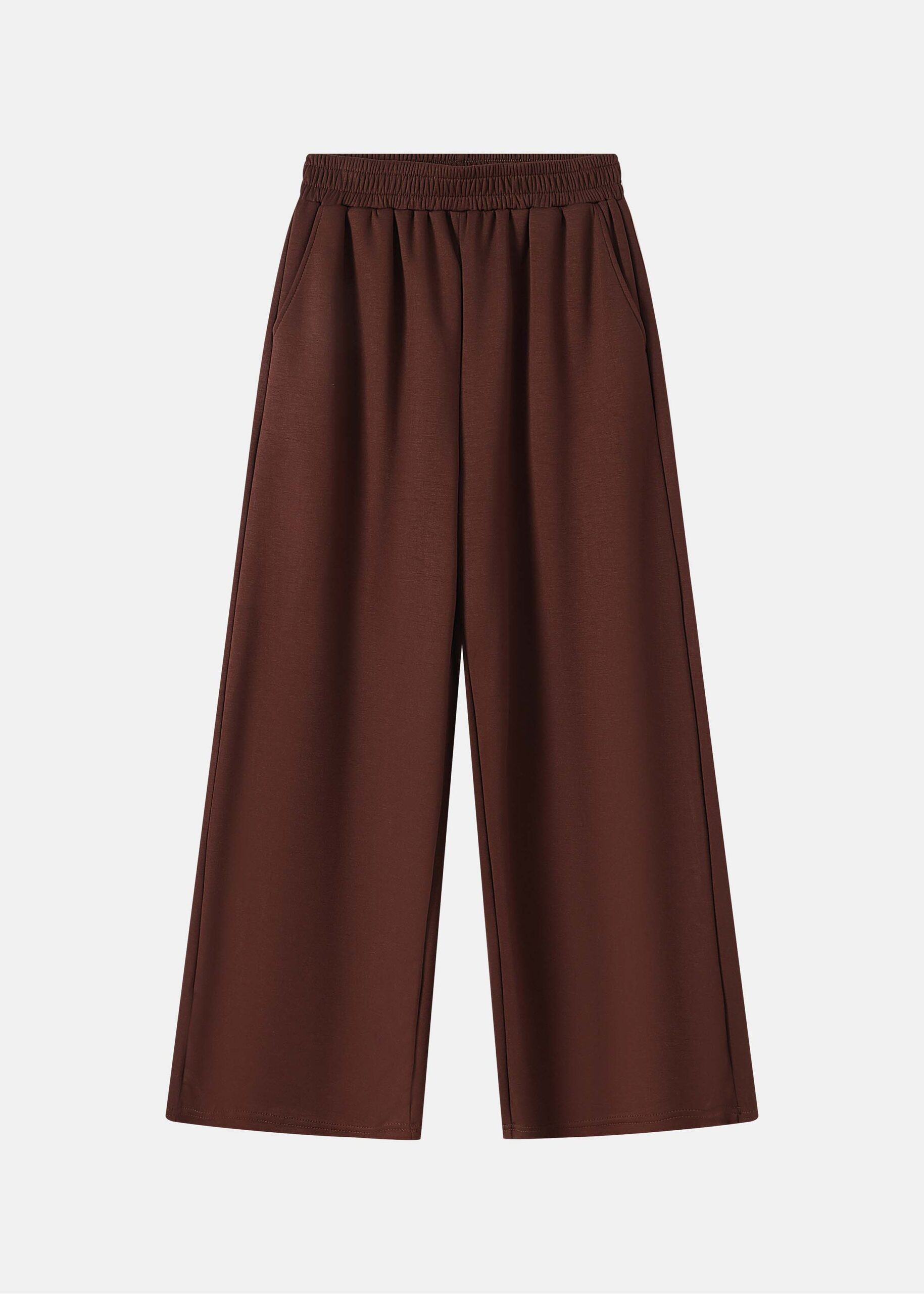 6126208057216-a بنطلون نسائي خصر مطاطي بنسيج السكوبا - الصورة 1