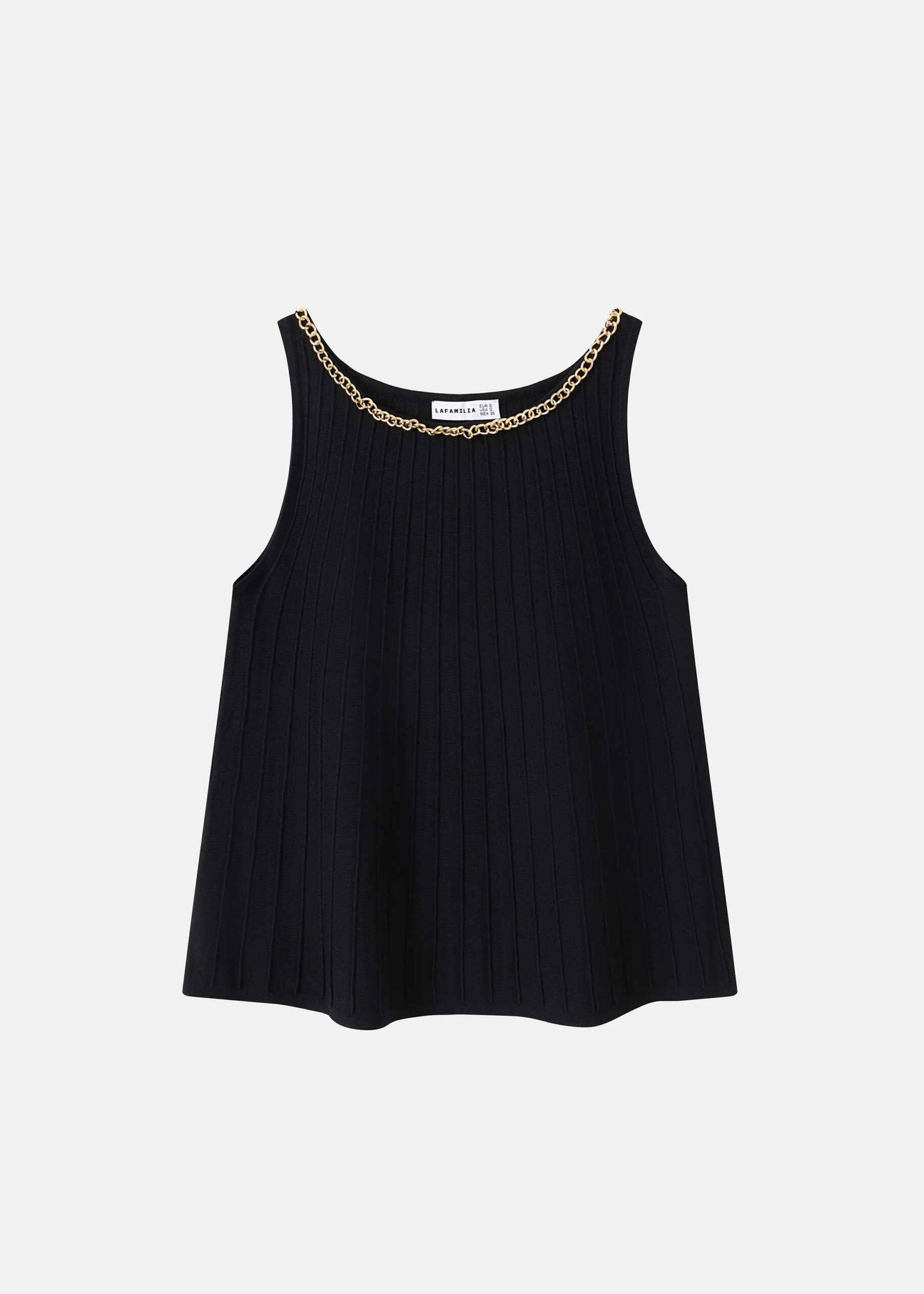 Women Chain-Trim Knit Top