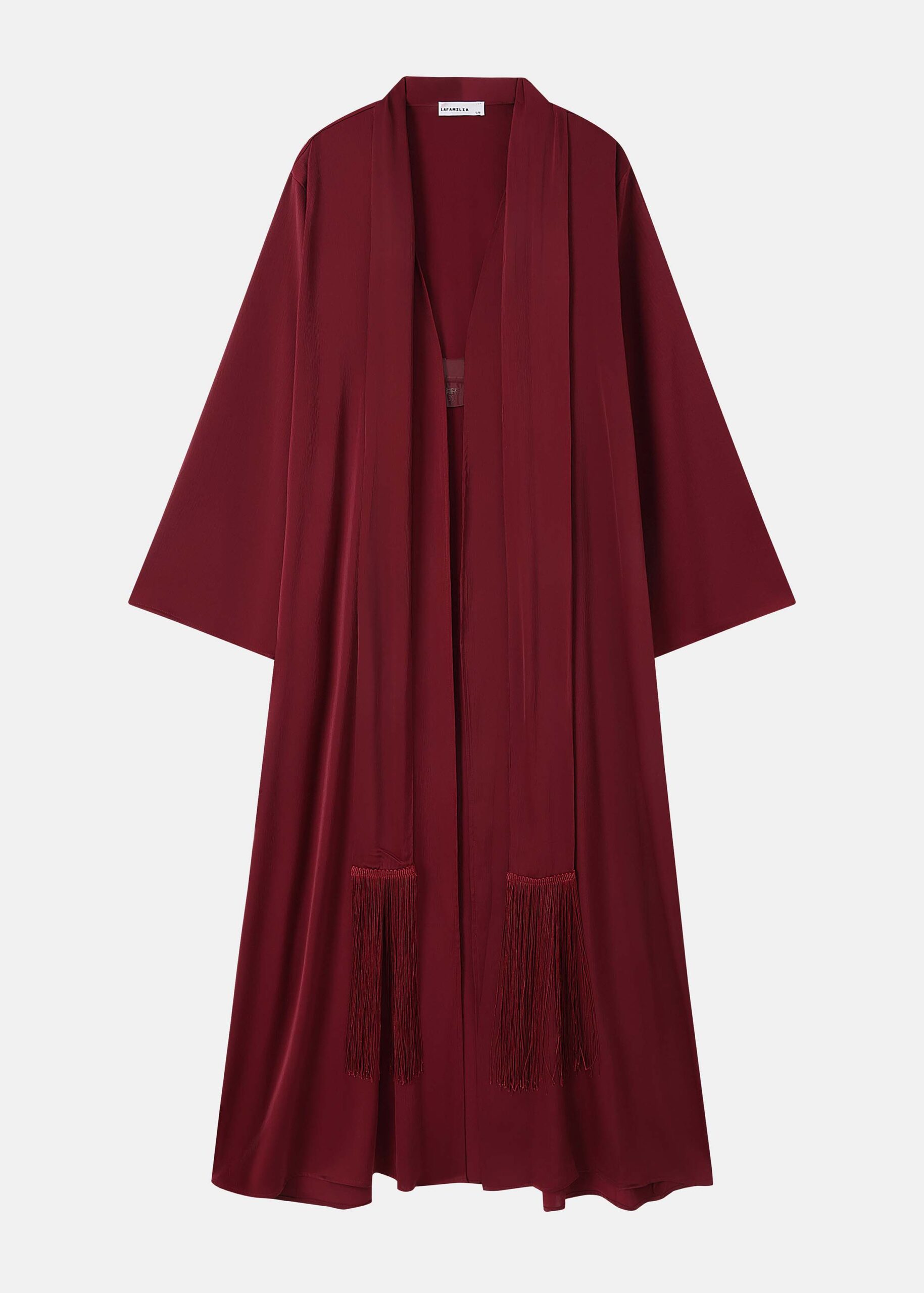 6126222010612-a عباية نسائي مفتوحة مع وشاح - الصورة 1