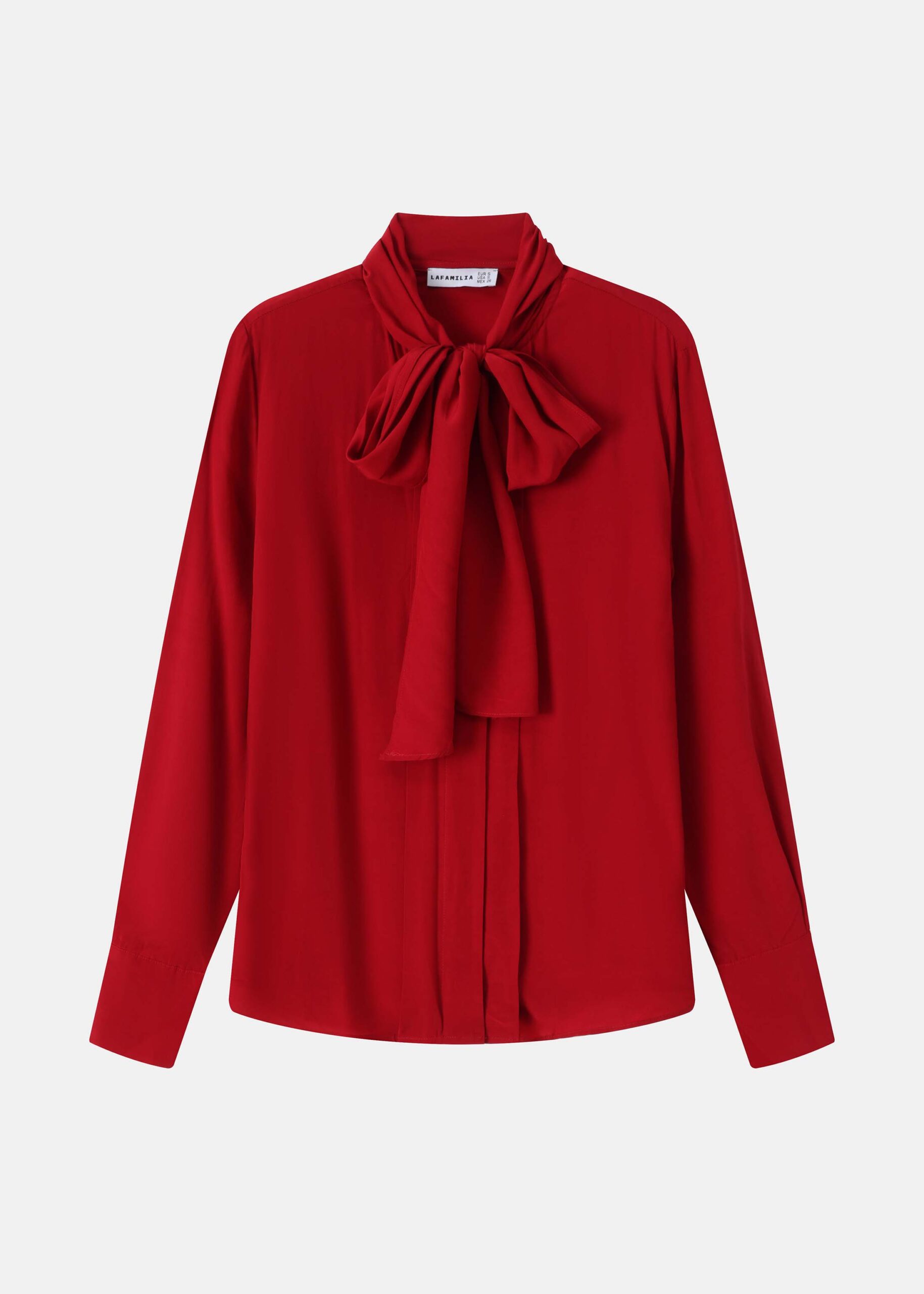 6126204054912-a Women Pussy Bow Blouse - Image 1