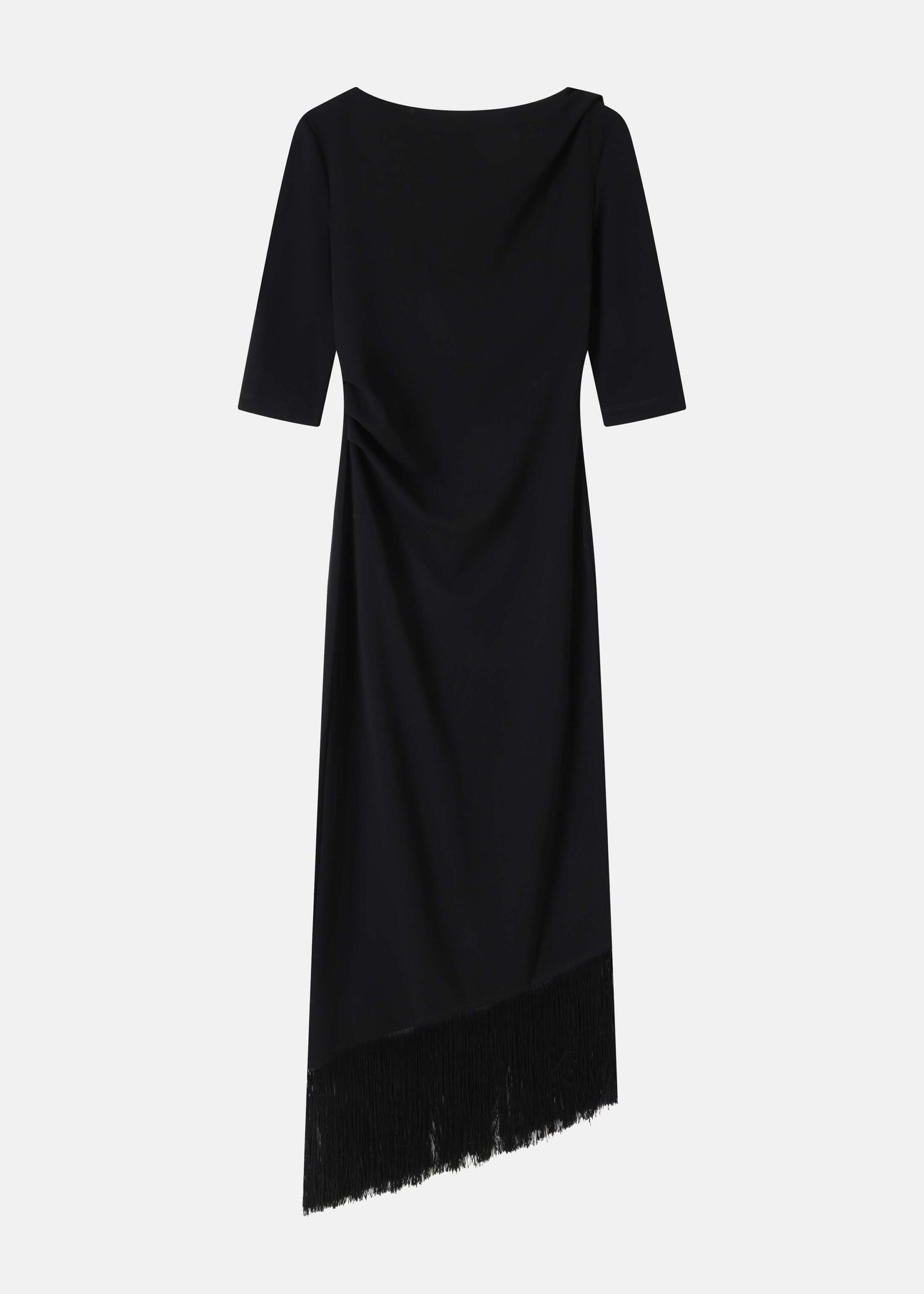 6126209031501-a Women Draped Midi Dress - Image 1