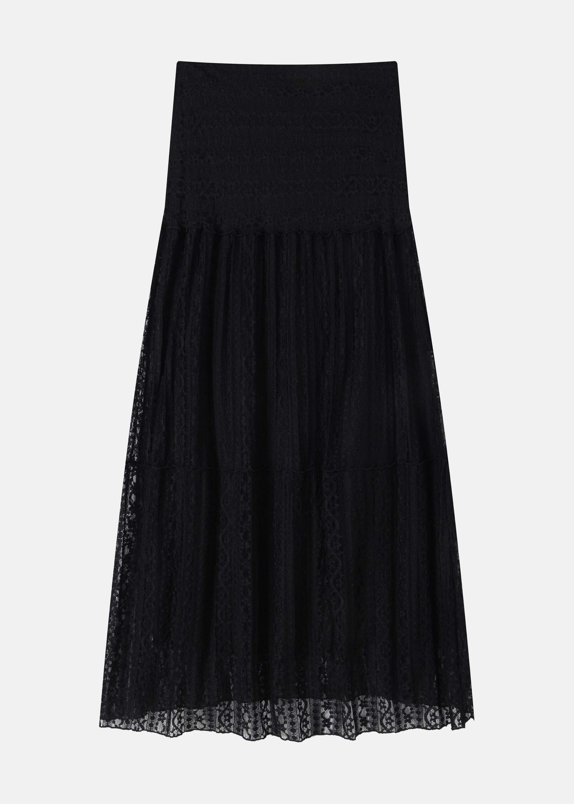 Women Lace Maxi Skirt