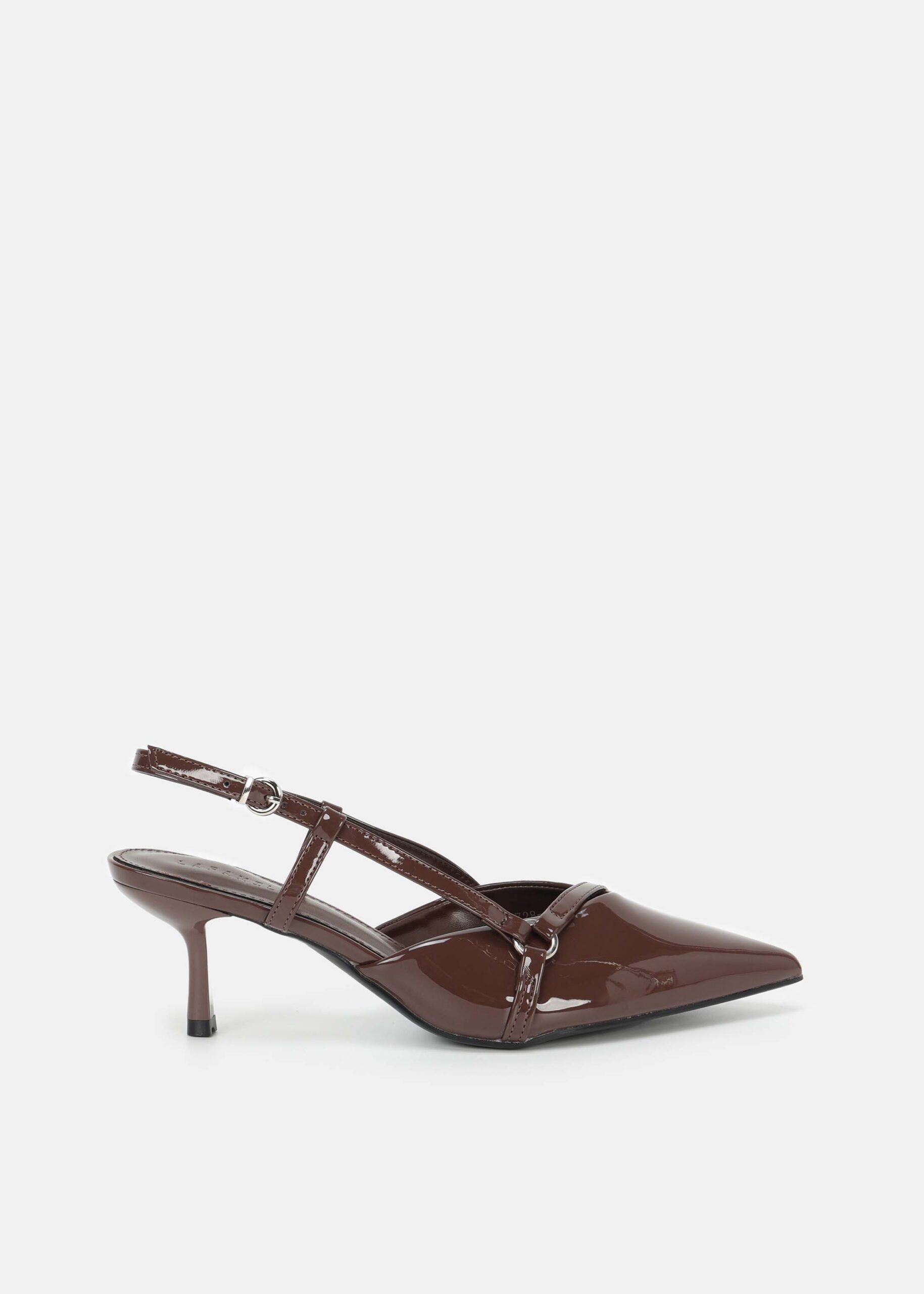 Women Patent-Leather Slingback Shoes
