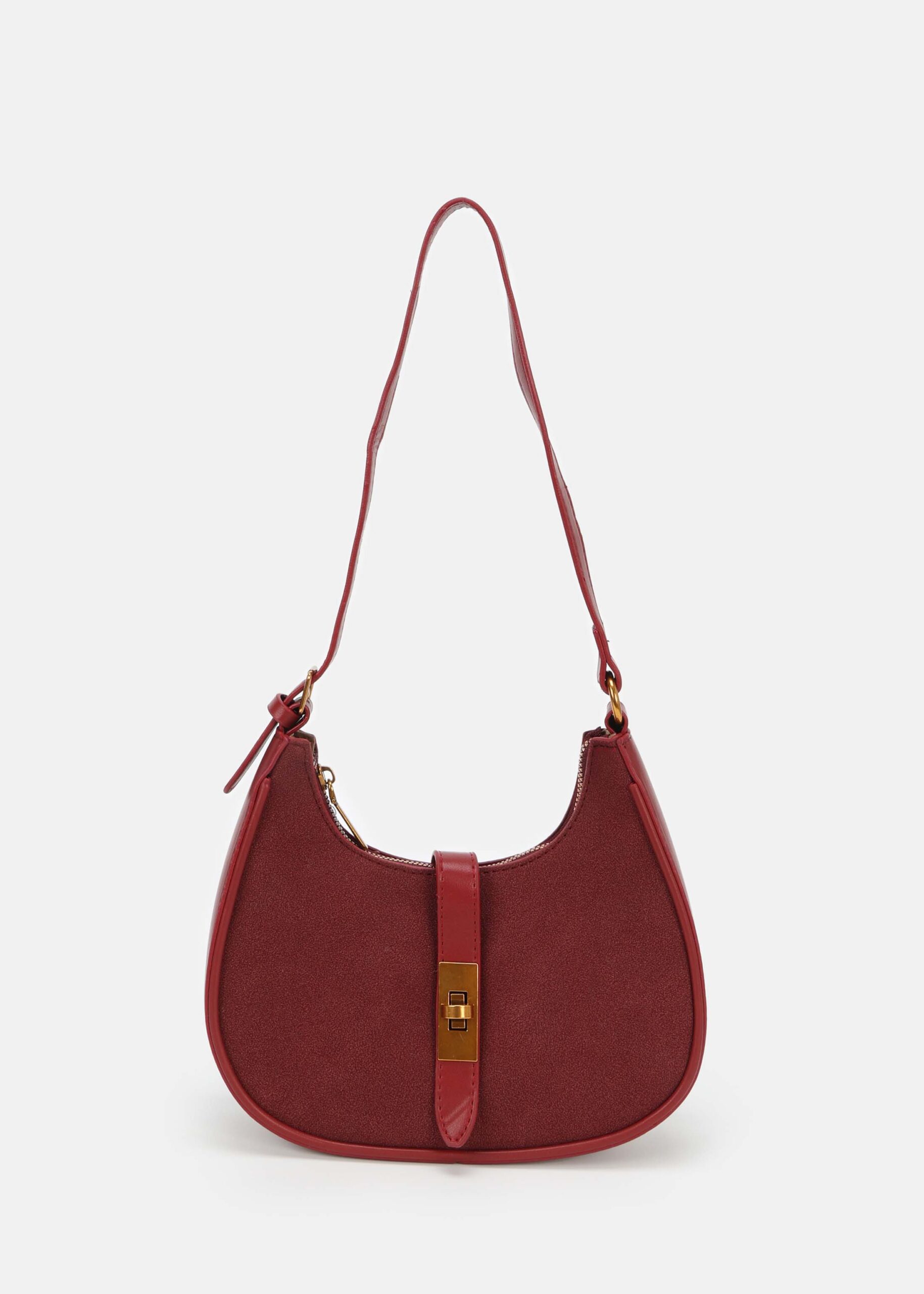 Women Suede and Leather Bag