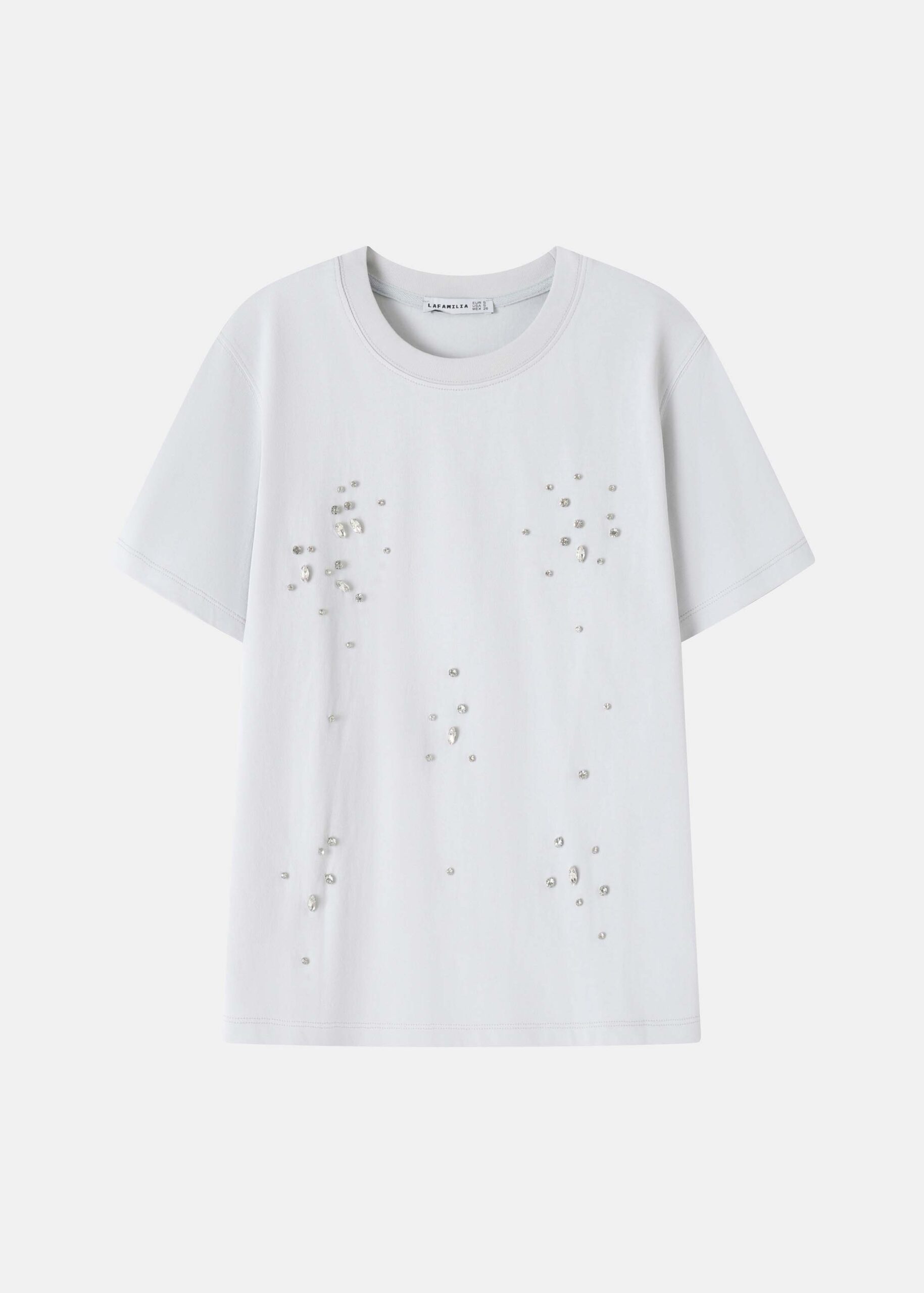 Women Strass Decor T-Shirt