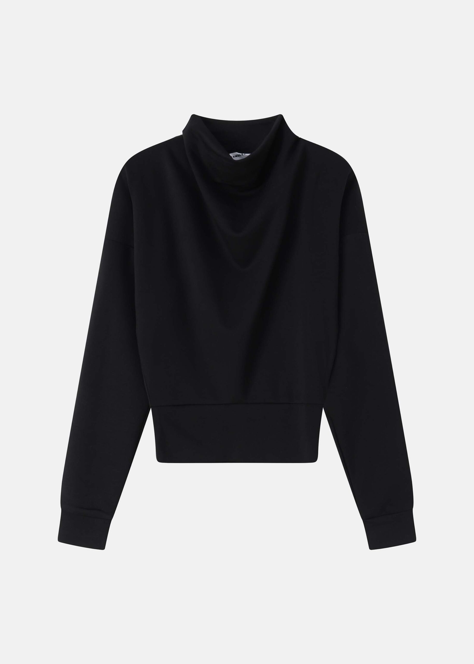 Women Scuba Cowl Neck Top