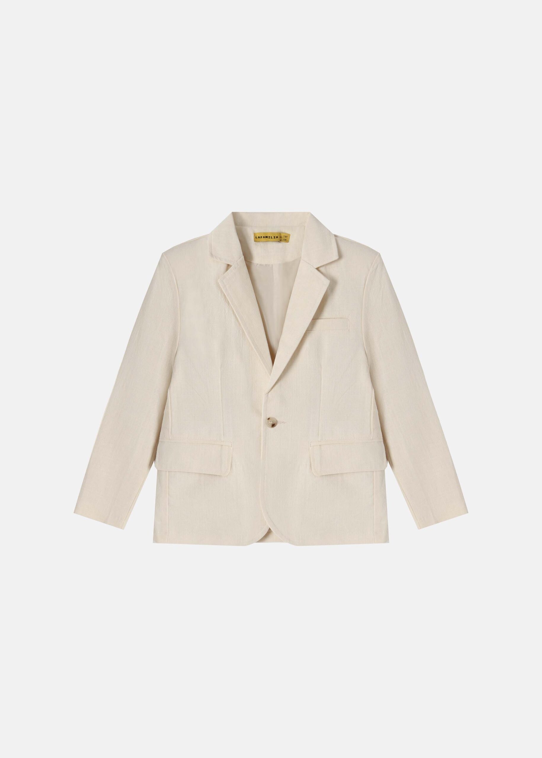 6126302005744-a Kids Boy Plain Blazer - Image 1