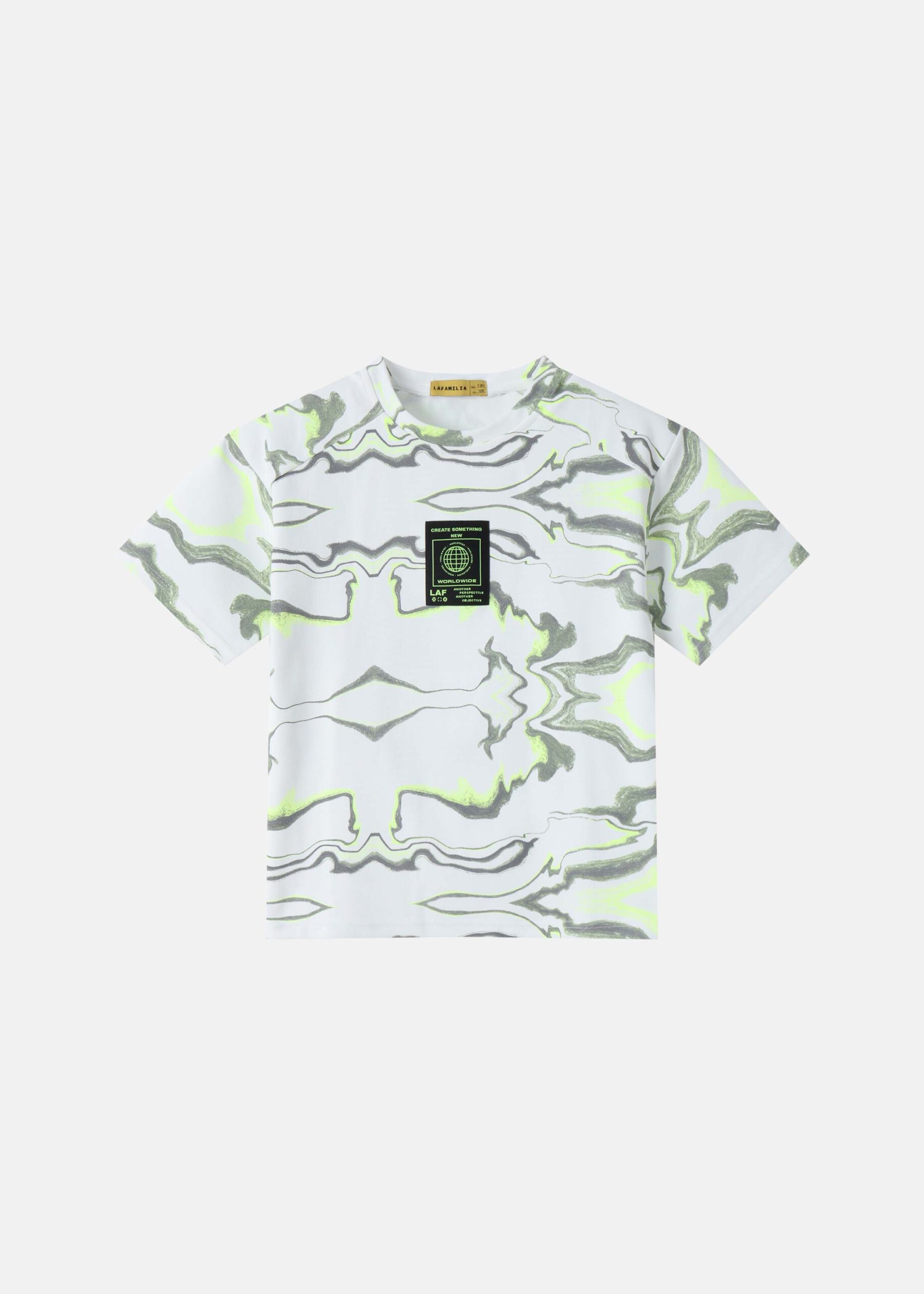 6126316002740-a تيشيرت أطفال ولادي بألوان مصبوغة - الصورة 1