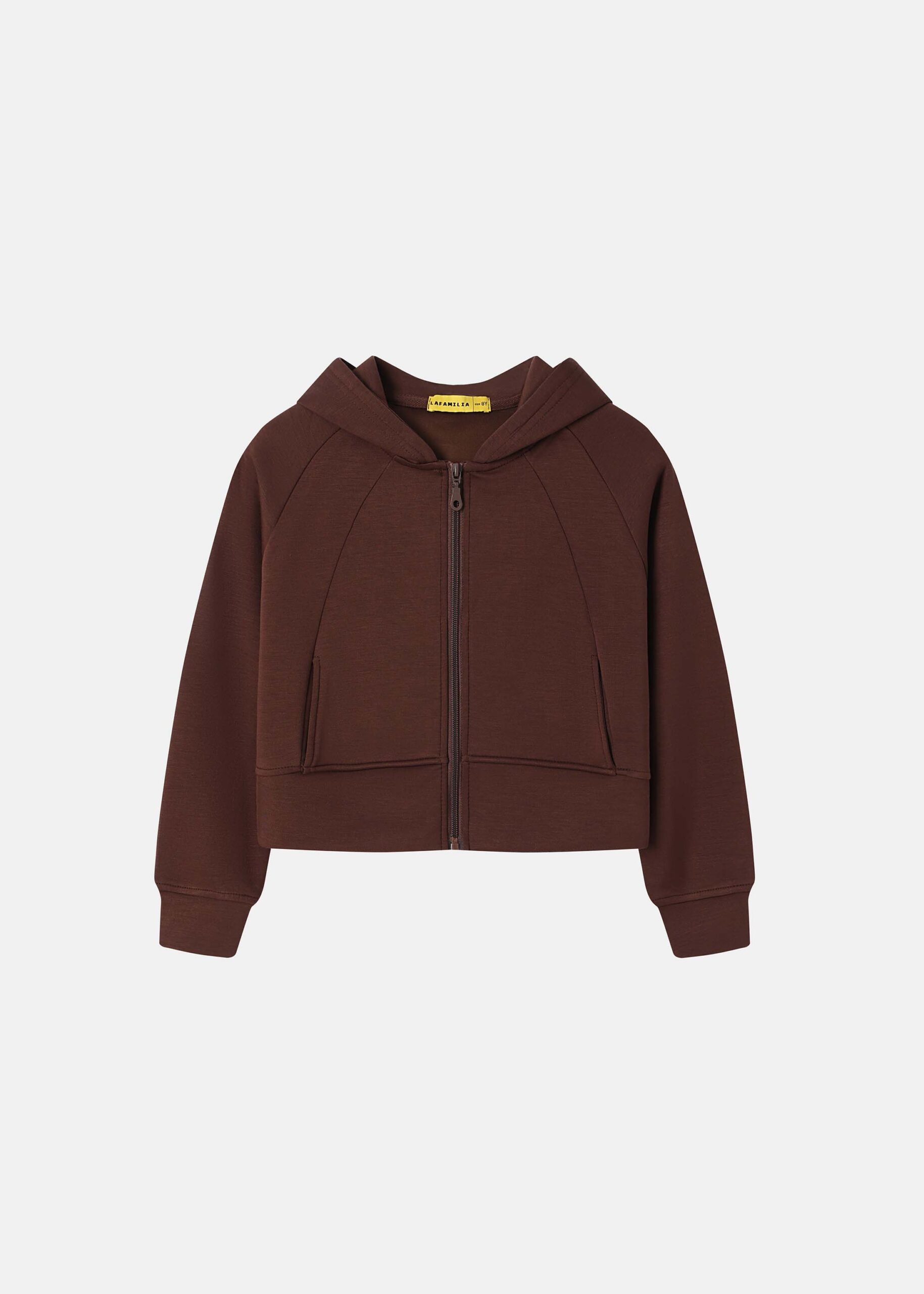 Kids Girl Scuba Zip-Up Hoodie