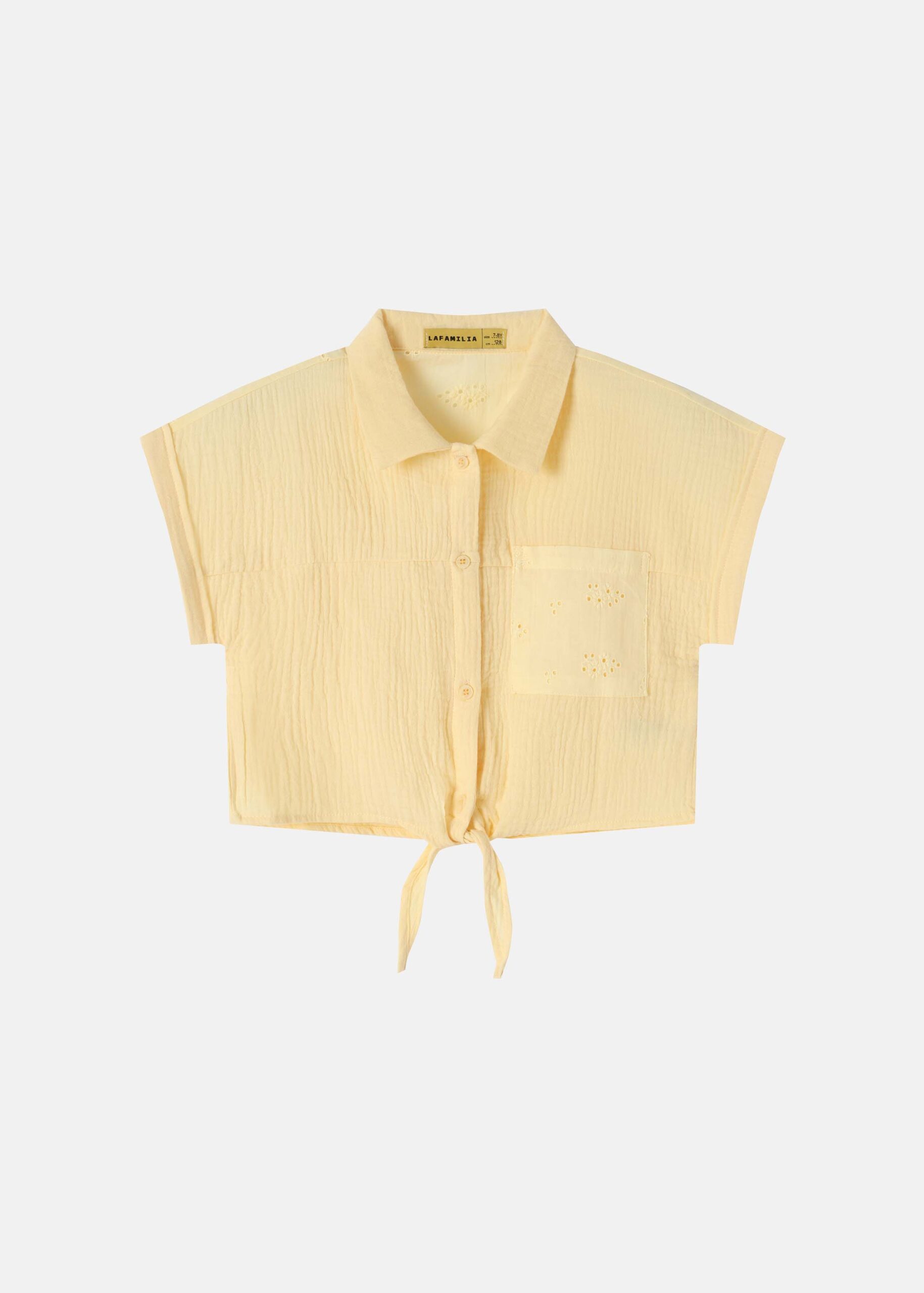 Kids Girl Textured Shirt