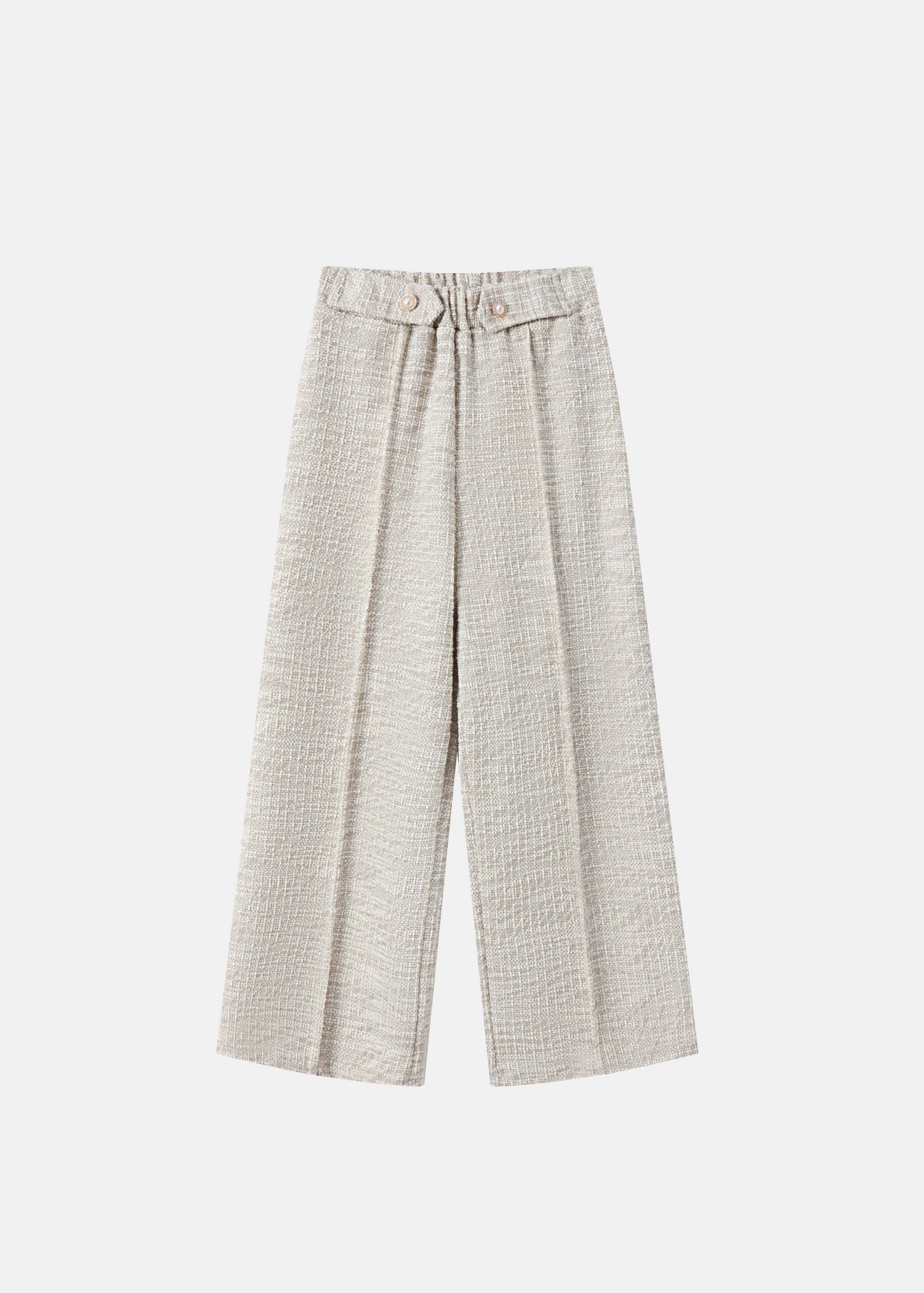 6126408017444-a Kids Girl Knitted Trouser - Image 1