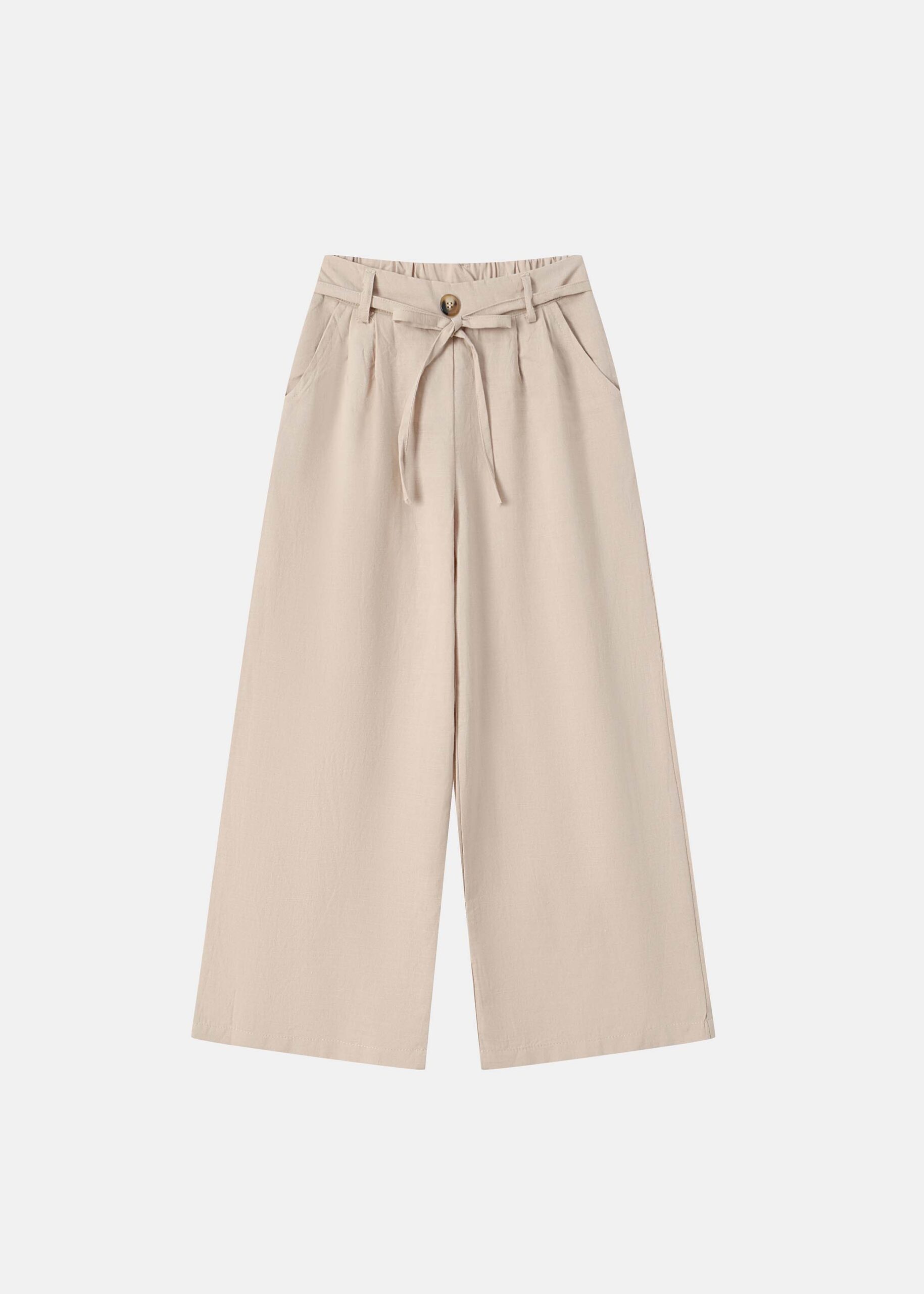 6126408022744-a Kids Girl Wide-Leg Trouser - Image 1