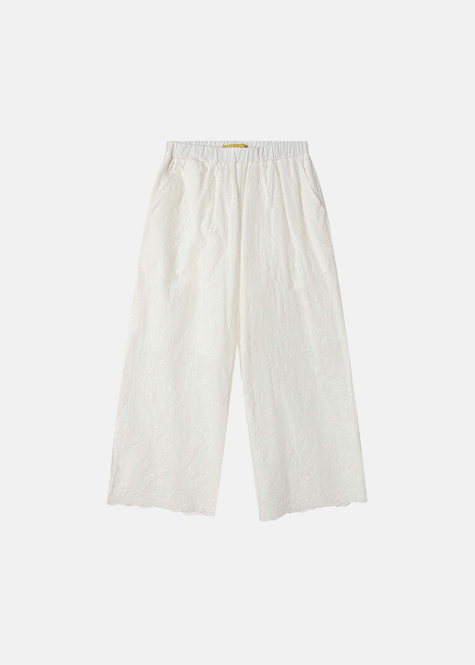 Kids Girl Embroidered Trouser