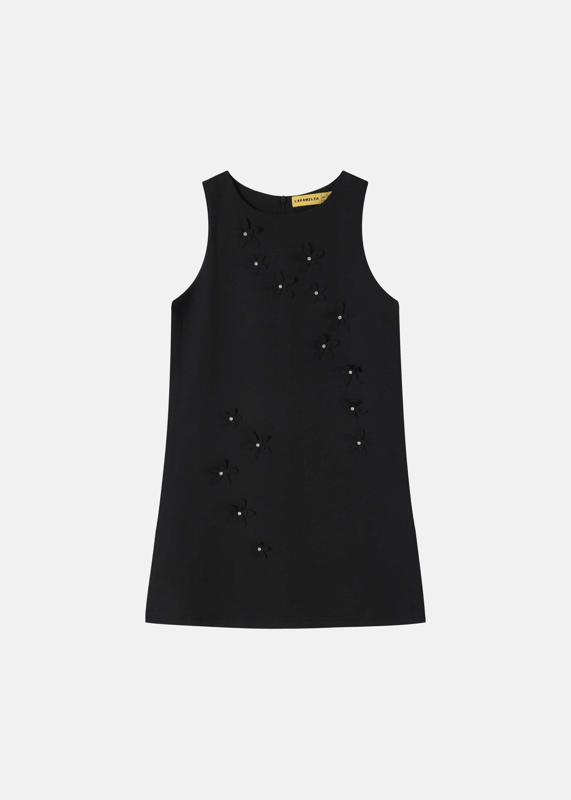 Kids Girl Flowers Decor Short Dress