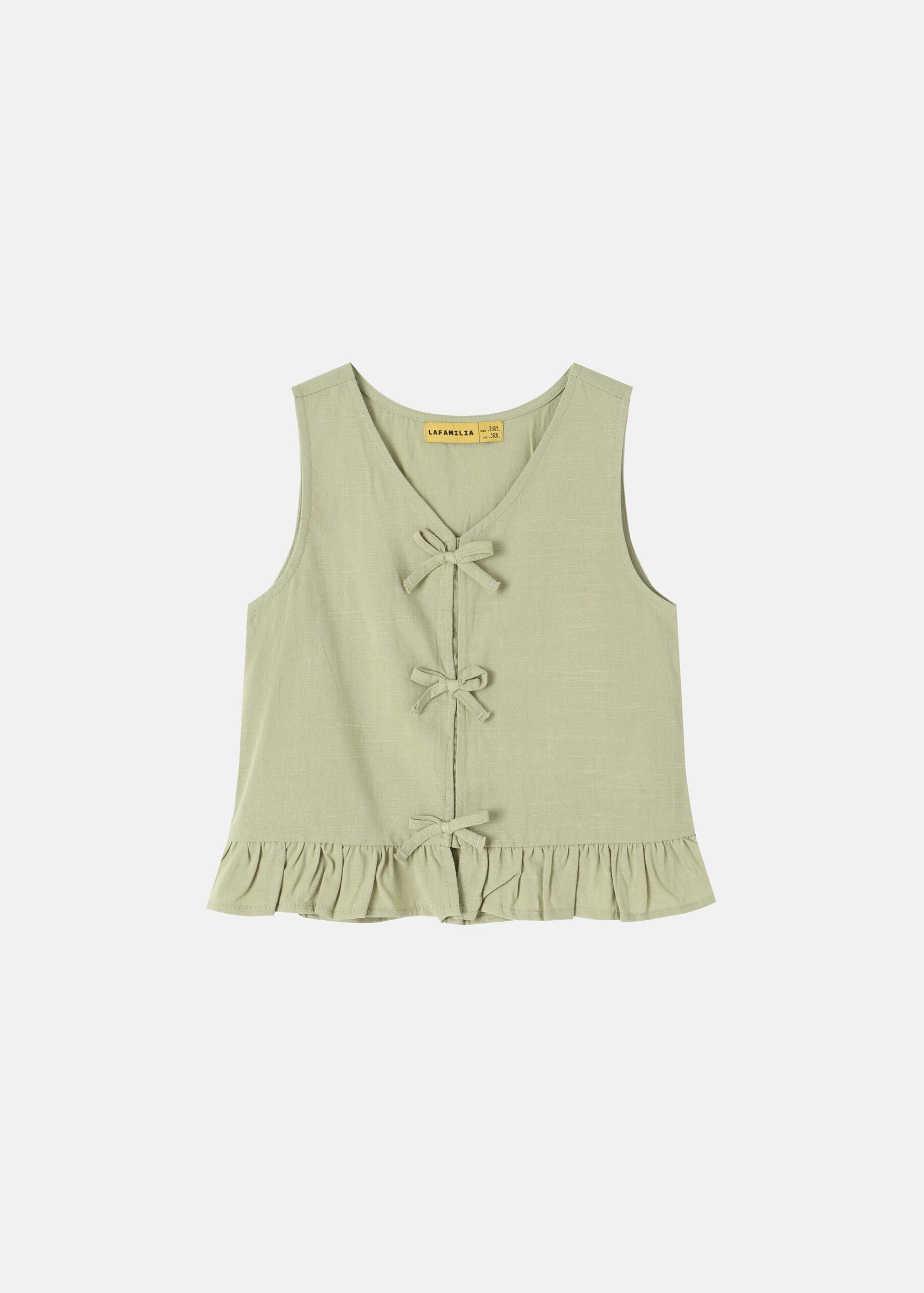 Kids Girl Bows Decor Top