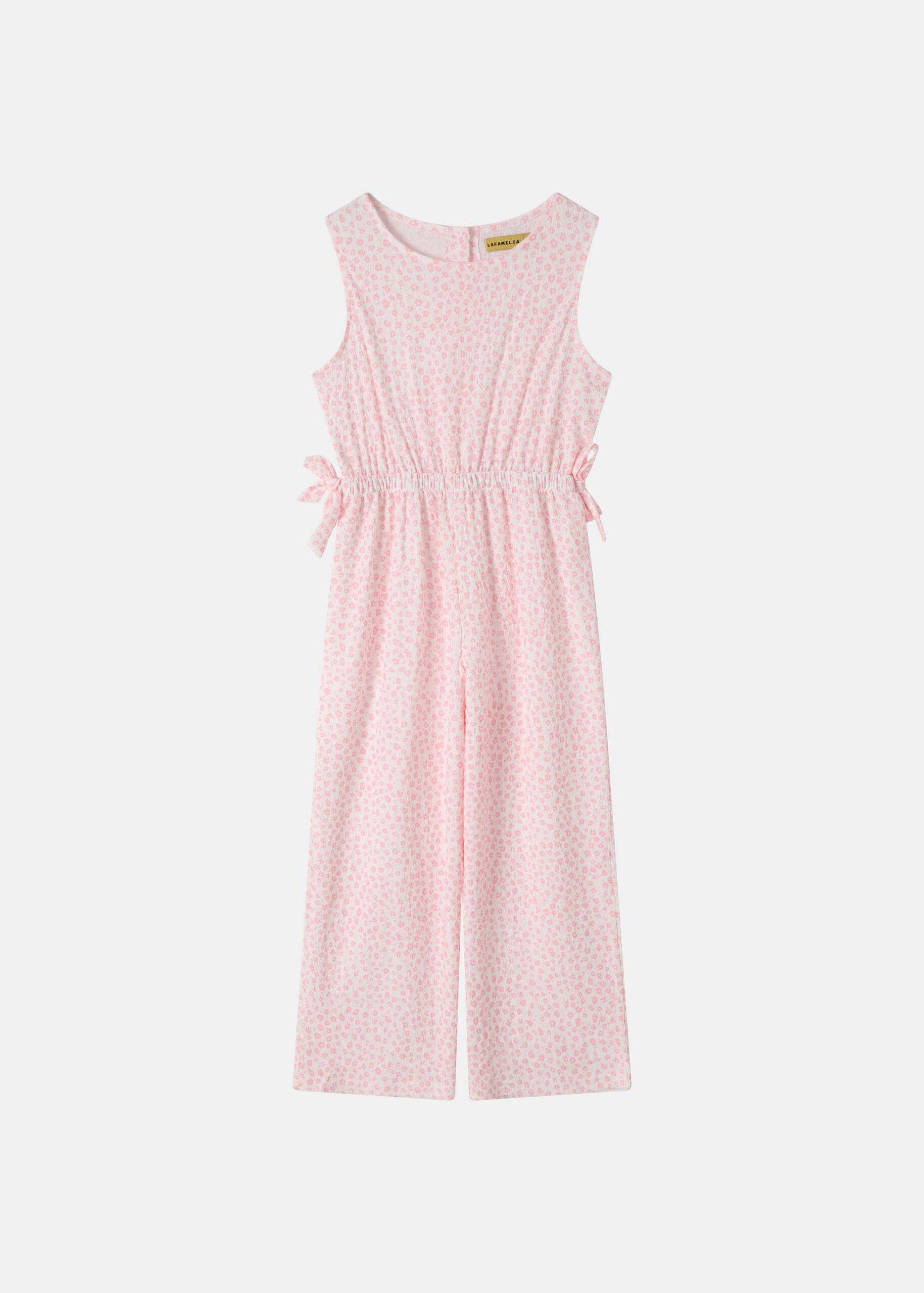 Kids Girl Patterned Jumpsuit