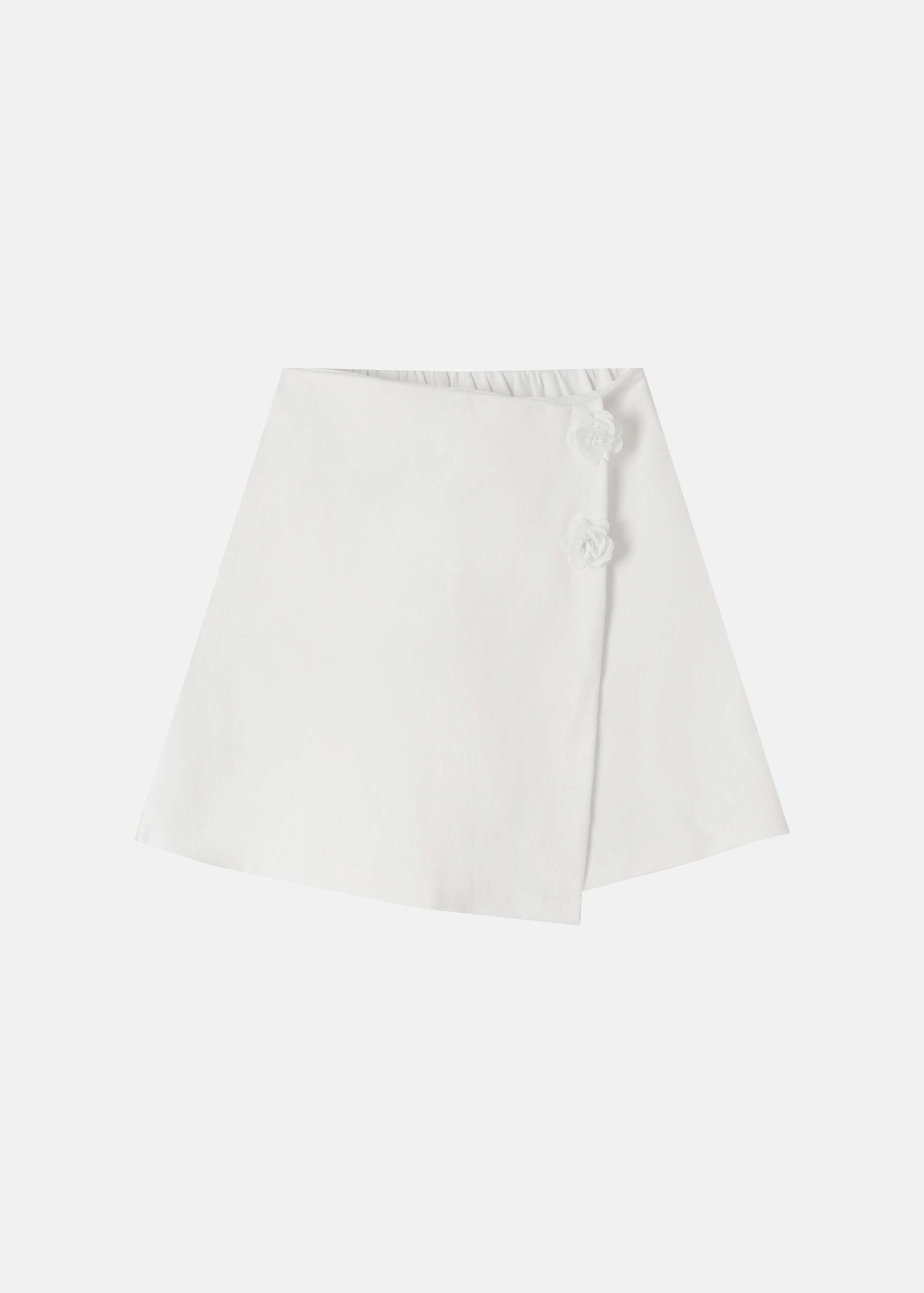 6126449008902-a تنورة-شورت أطفال بناتي سادة - الصورة 1